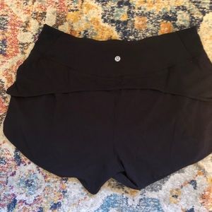 Lululemon Run Off Route High Rise Shorts Size 10